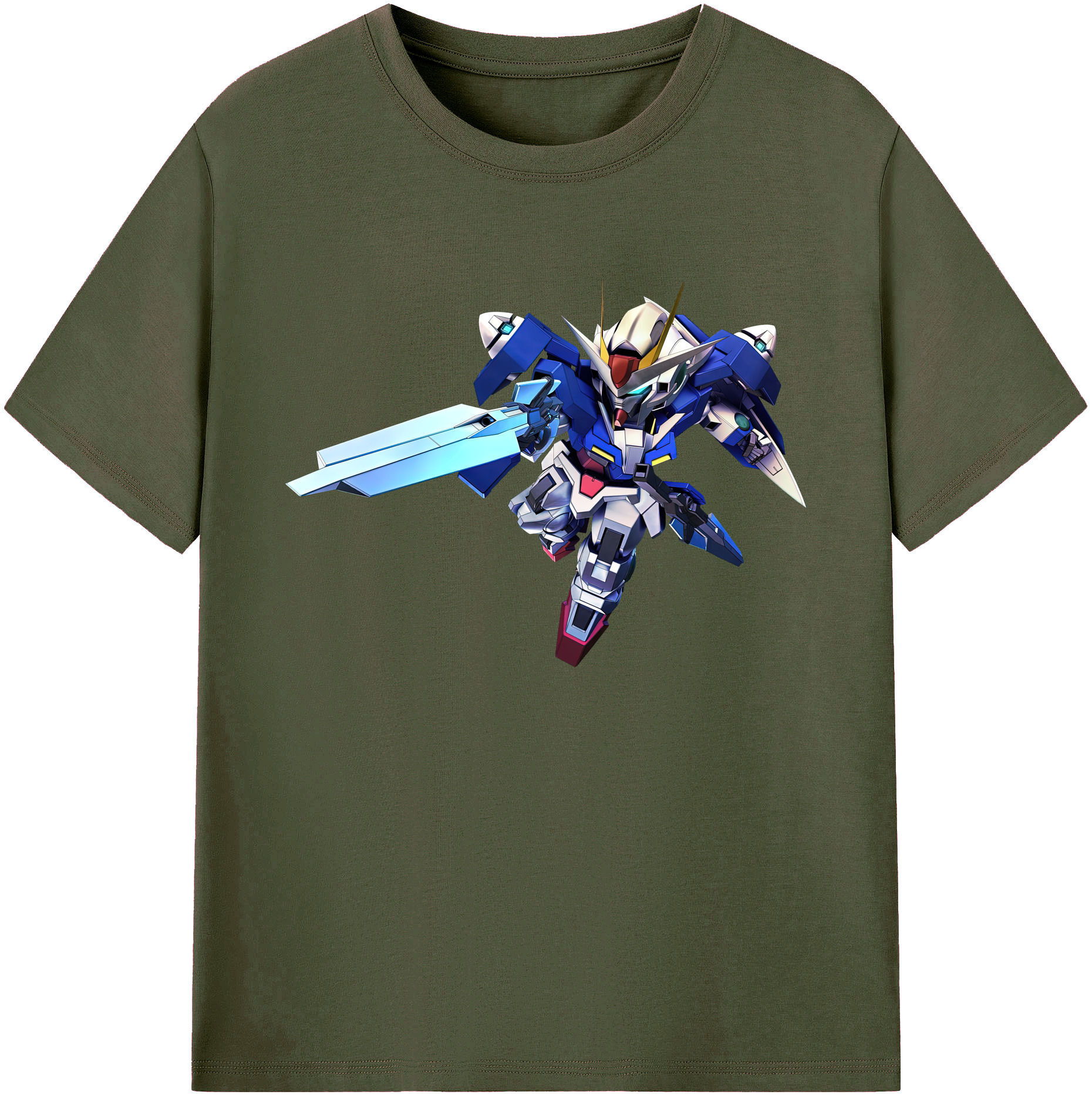 （画像用） 機動戦士ガンダム Mobile Suit Gundam 綿100％ メンズ半袖Tシャツ｜肌触りやわらか＆通気性